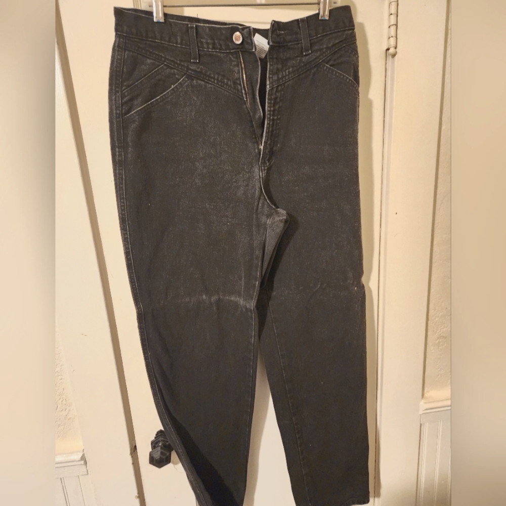 * Size 15/16 Black Denim Rockies Jeans